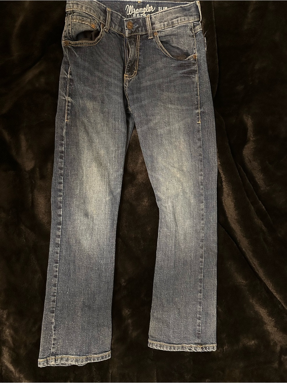 Wrangler Men's Retro Slim Fit Boot Cut Jeans 29x30 *READ